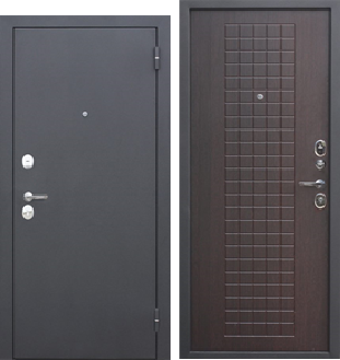 Дверь входная металлическая Гарда 6 см Муар Венге