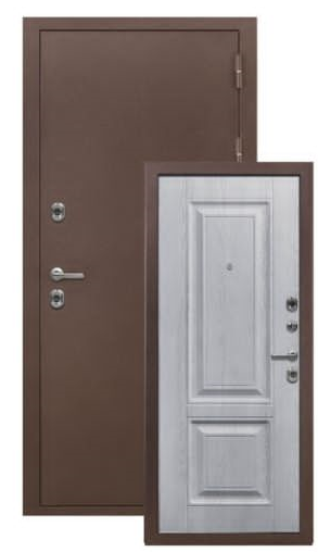 Дверь входная металлическая Гранд термо сосна белая
