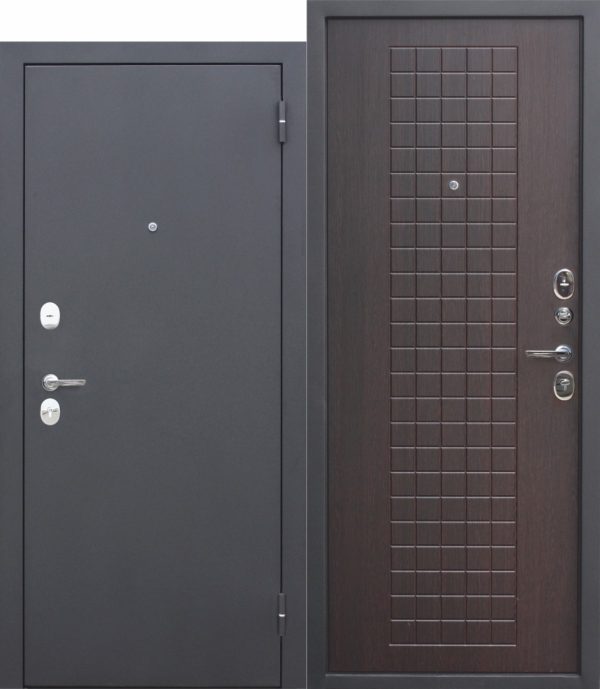 Дверь входная металлическая Гарда 8 см муар венге