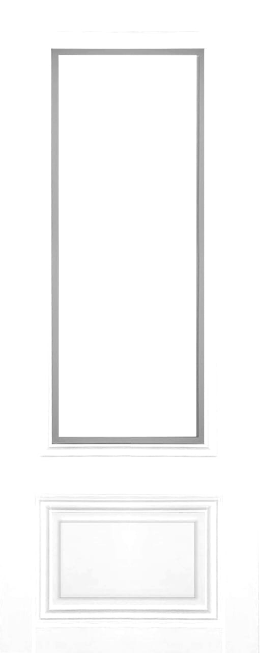 Межкомнатная дверь Венеция 11 Белый софт /Леском