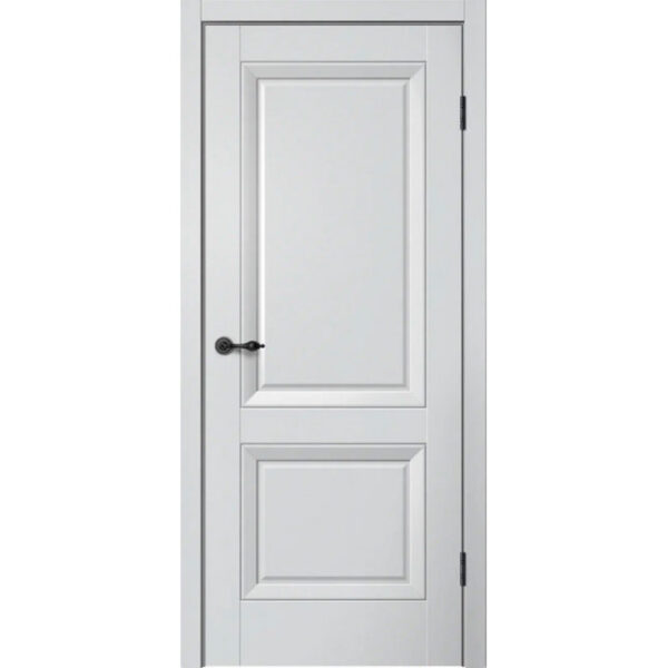 Межкомнатная дверь Mone М82 Эмалит серебристый