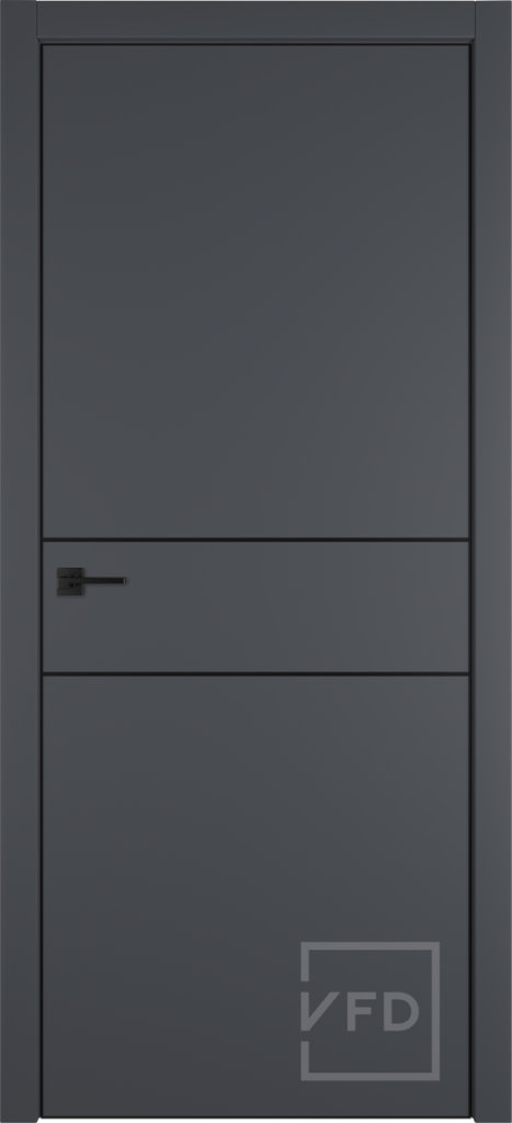 Межкомнатная дверь URBAN 2H Emalex onyx Black mould 4-xBE